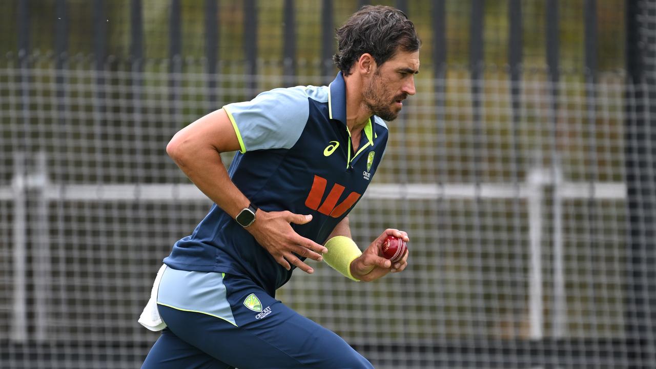 Mitchell Starc during an Australia