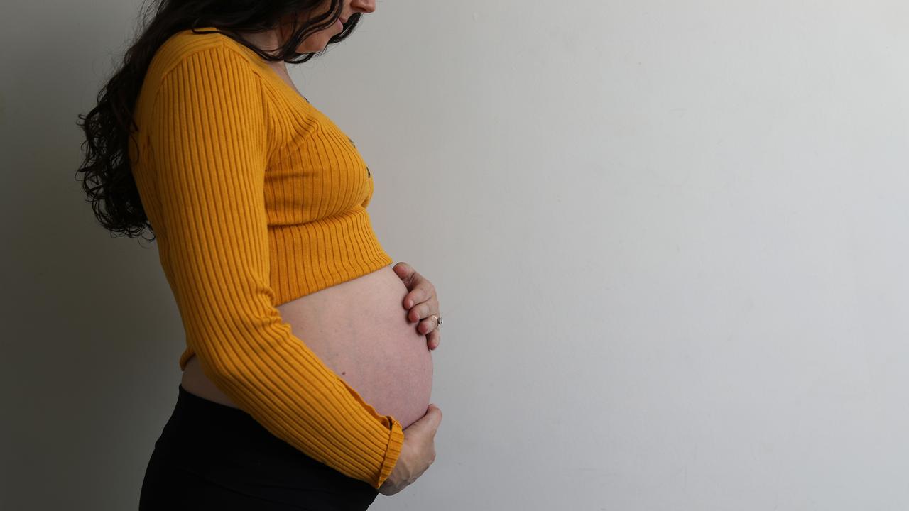 A pregnant person in Sydney