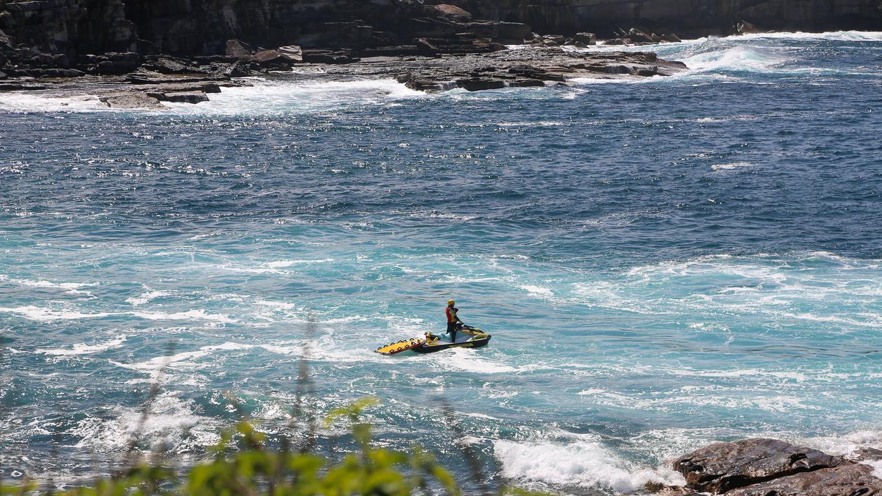 Surf lifesaver on a jet ski