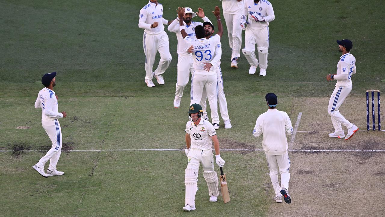 Celebrating Indian players.