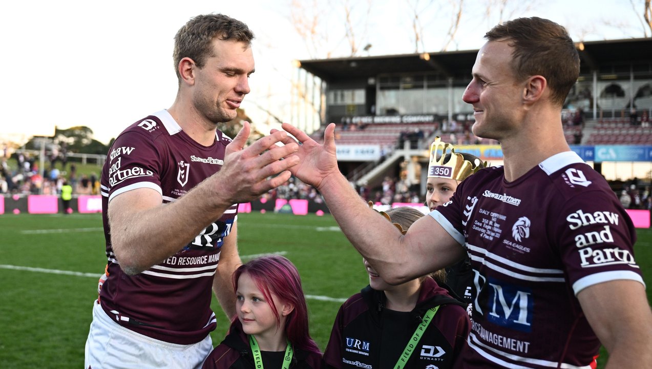 (L-R) Tom Trbojevic and Daly Cherry-Evans.