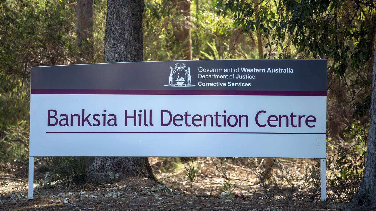 Signage at the Banksia Hill Youth Detention Centre (file image)
