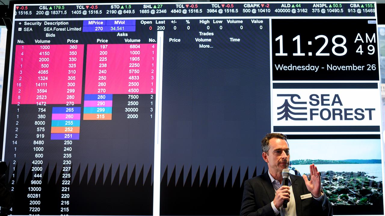 ASX LISTING SEA FOREST