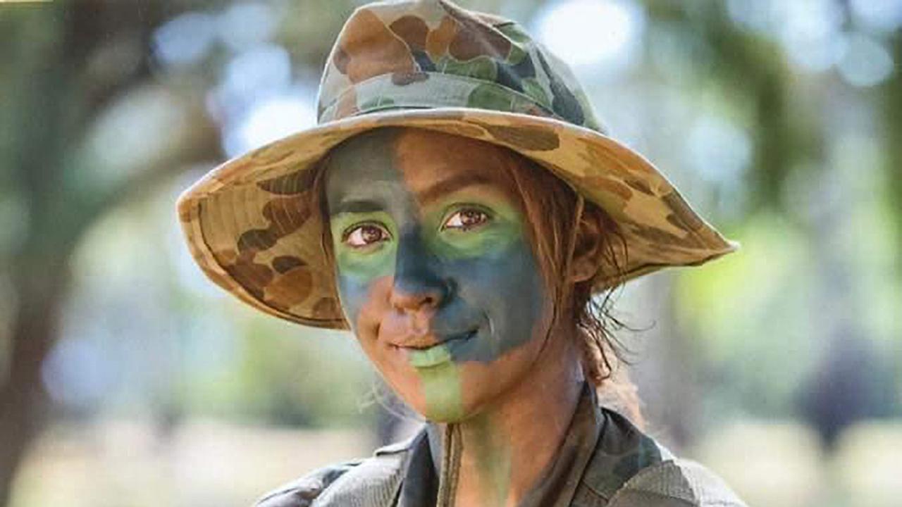 Michaela Fehlberg during her career in the Australian Defence Force