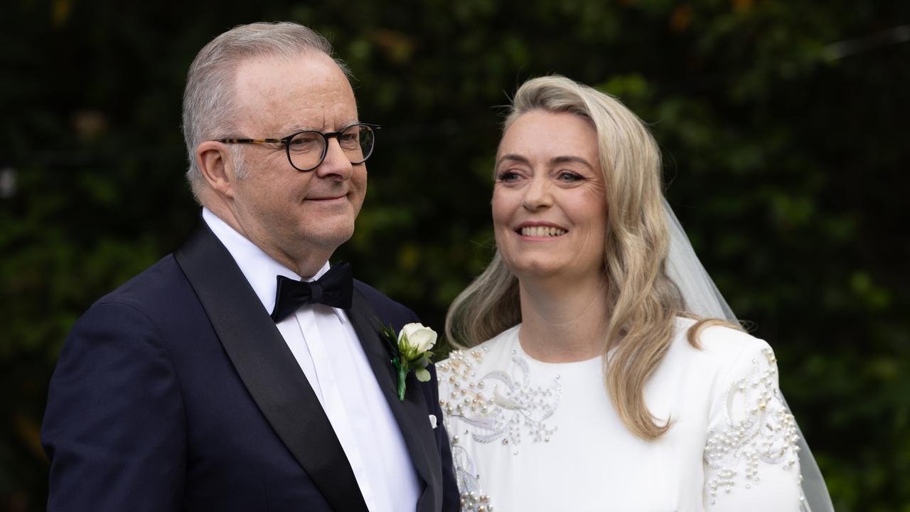 Anthony Albanese and Jodie Haydon