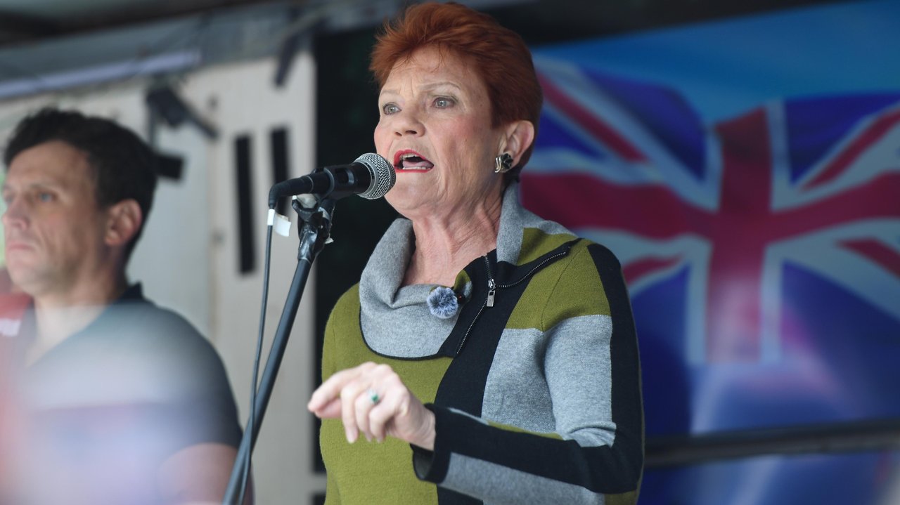 One Nation senator Pauline Hanson
