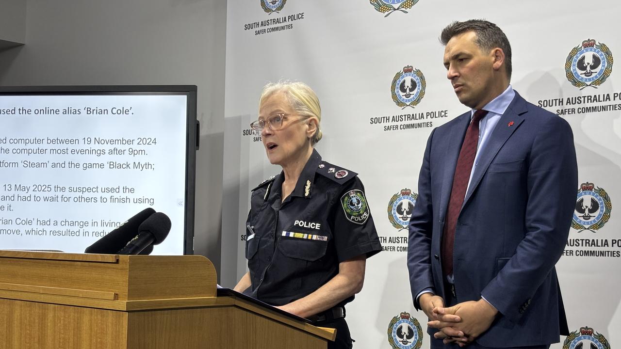 Deputy Commissioner Linda Williams and Police Minister Blair Boyer