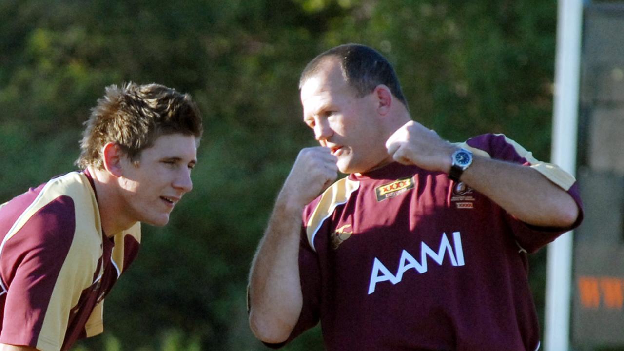 Jacob Lillyman talks to Trevor Gillmeister (file)