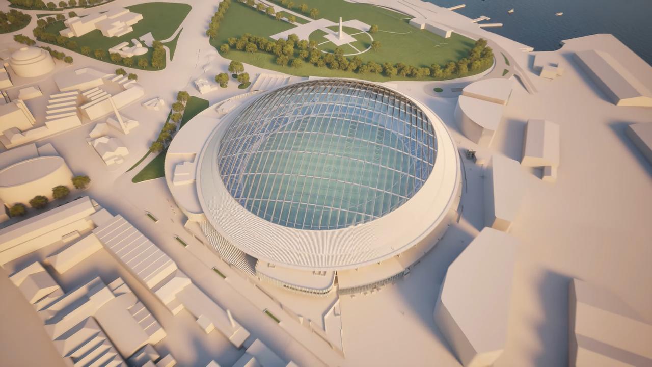 Macquarie Point stadium concept image