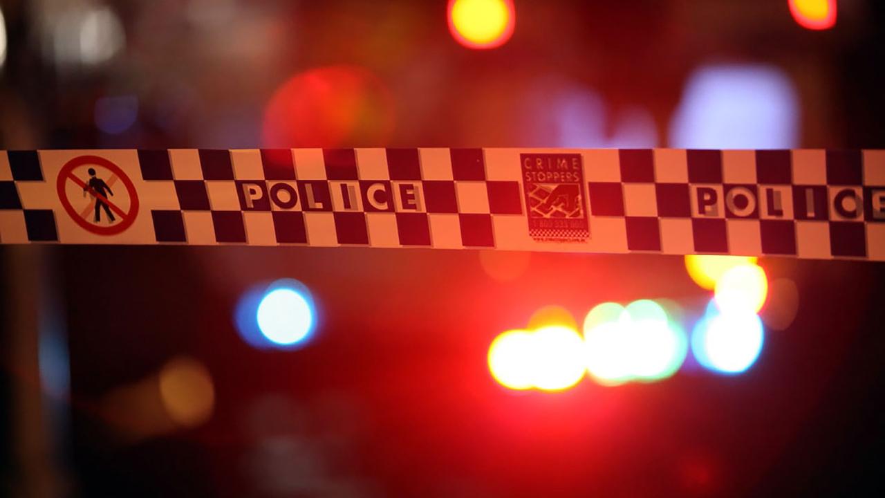 Police tape at a crime scene (file image)