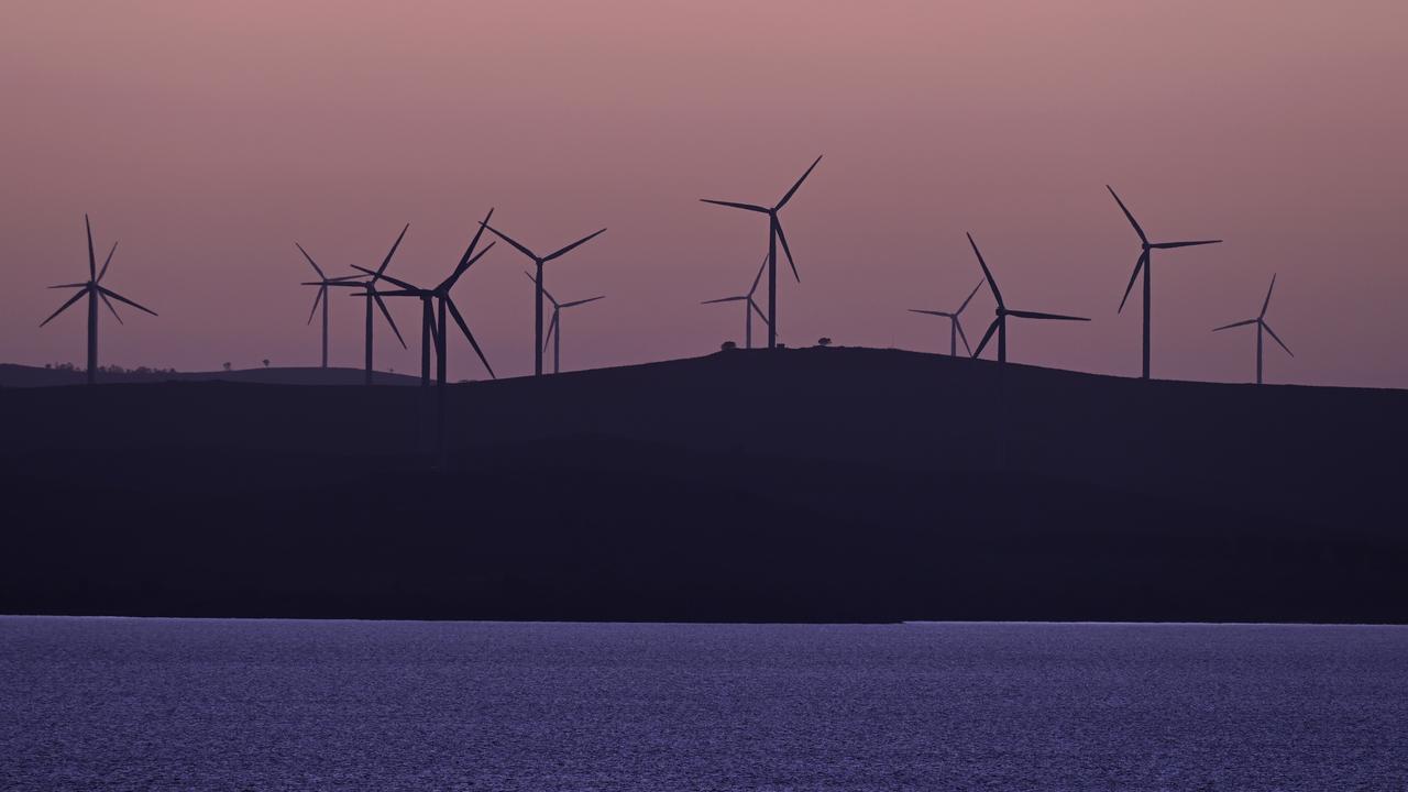 Power-generating wind turbines (file image)