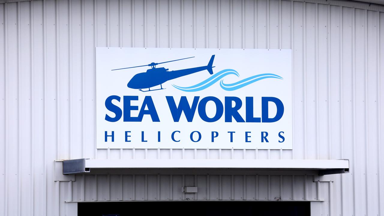 Sea World Helicopters signage (file)
