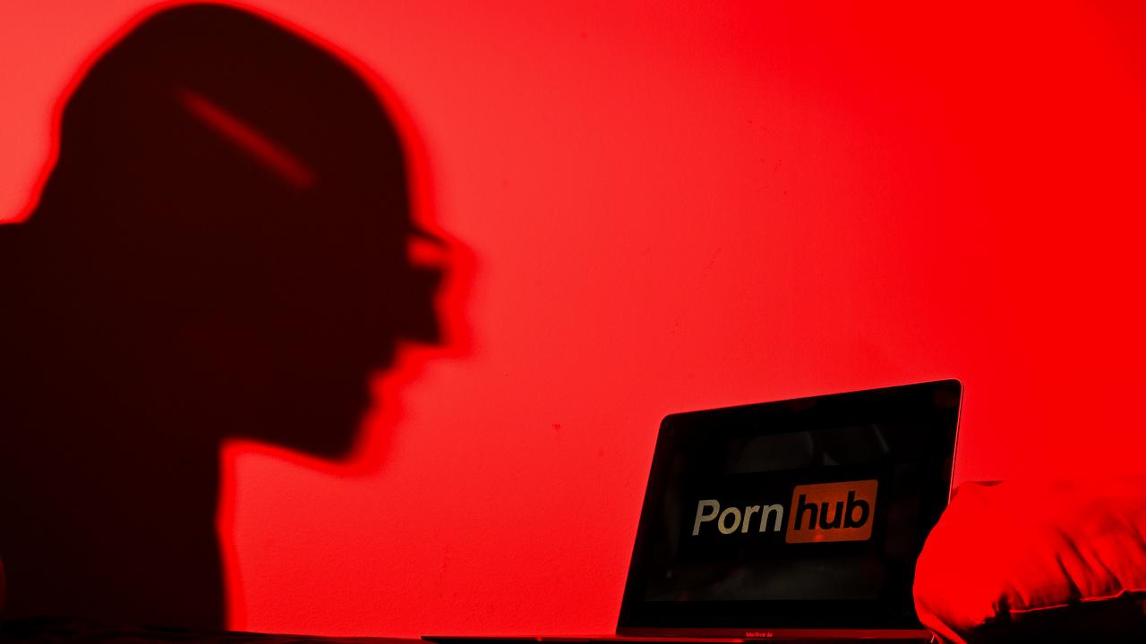 Man watching porn