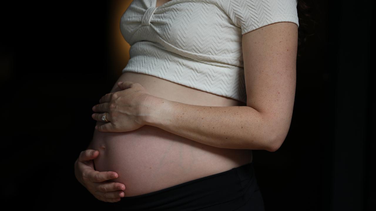 A pregnant person in Sydney