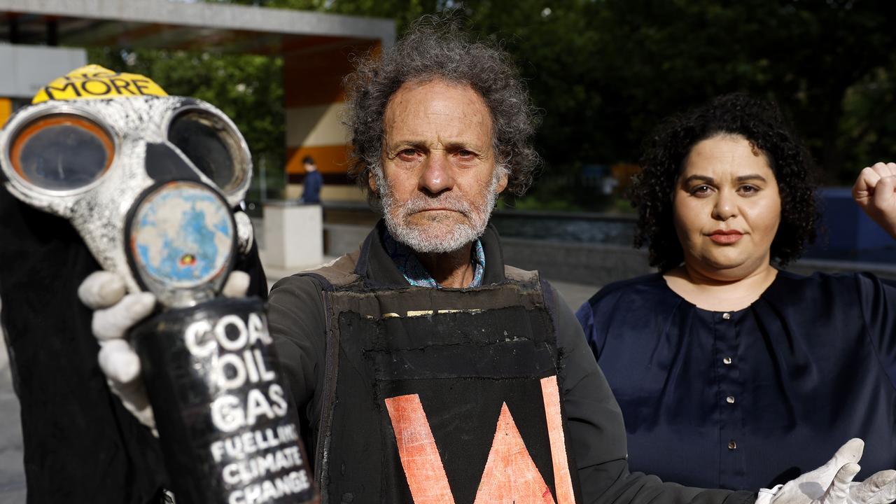 Benny Zable (L) and Tarneen Onus Browne