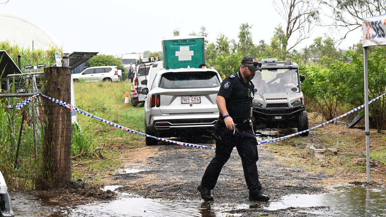 Police at the fatal injury scene (file)