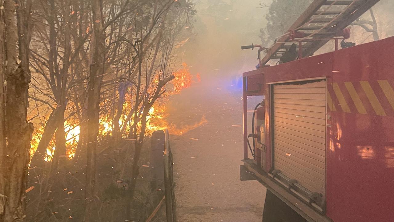 The bushfire neat St Helens