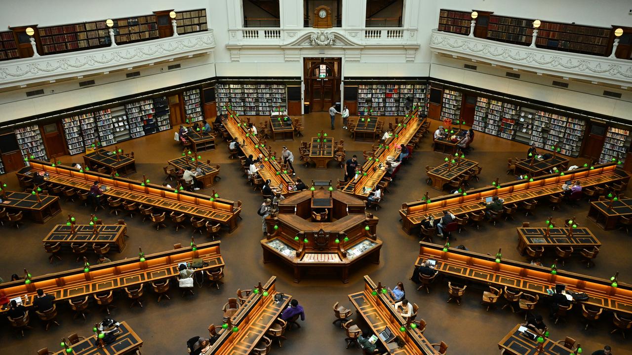 The La Trobe Reading Room at the State Library Victoria (file imahe)