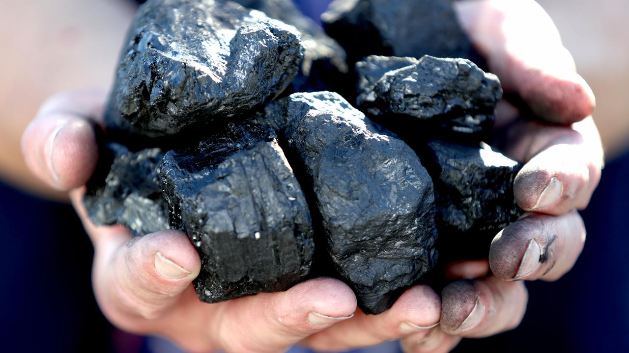Pieces of coal