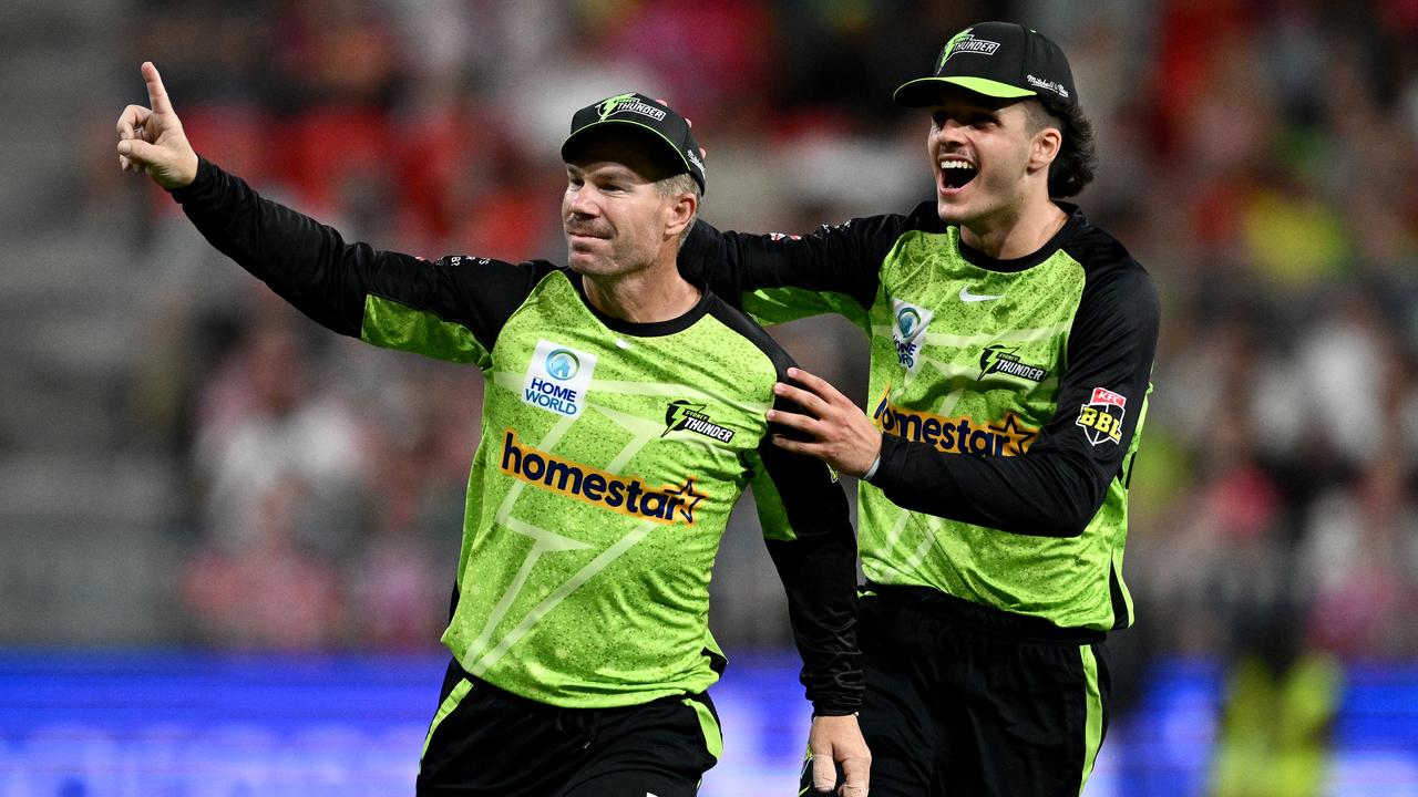 David Warner and Sam Konstas.