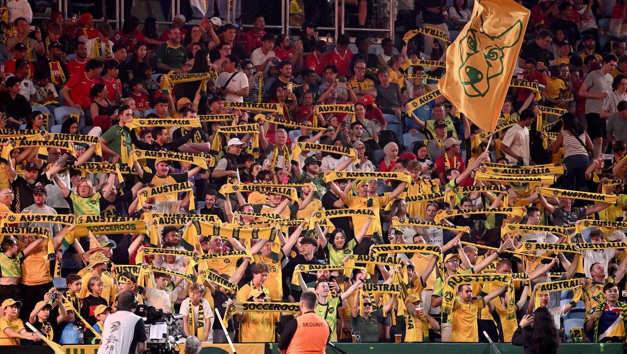 Socceroos fans.