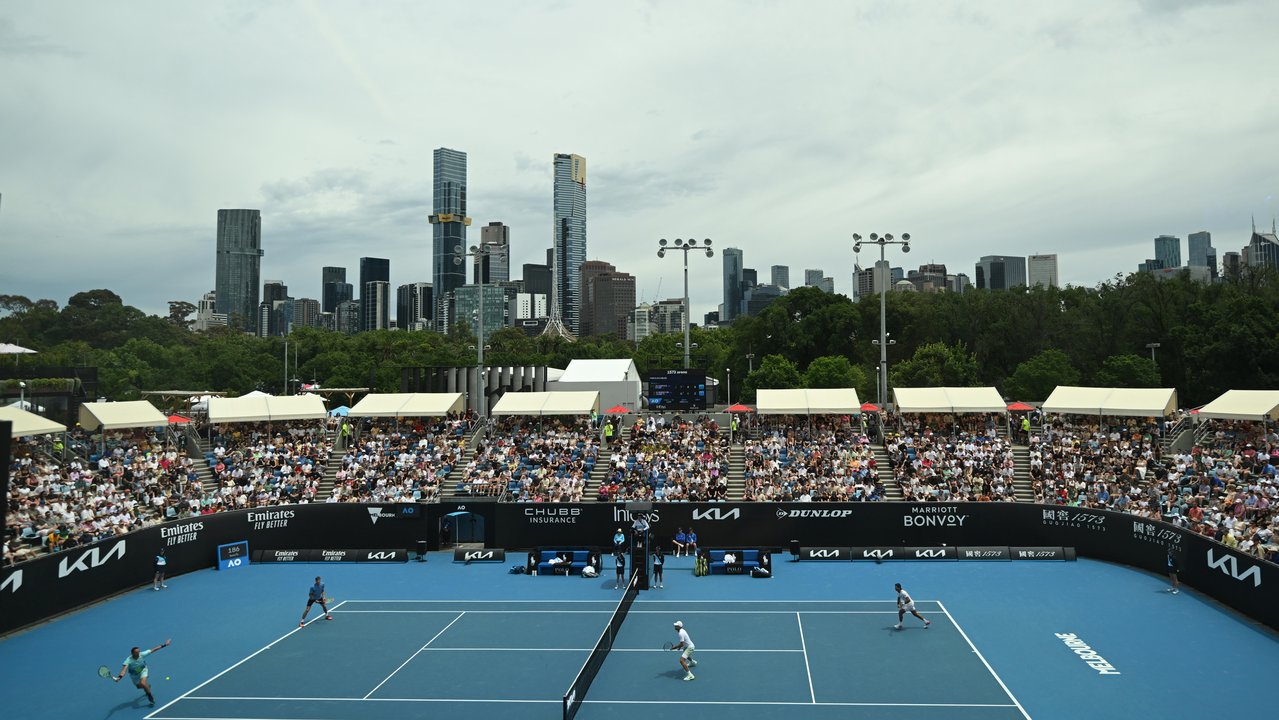 The Australian Open at Melbourne Park