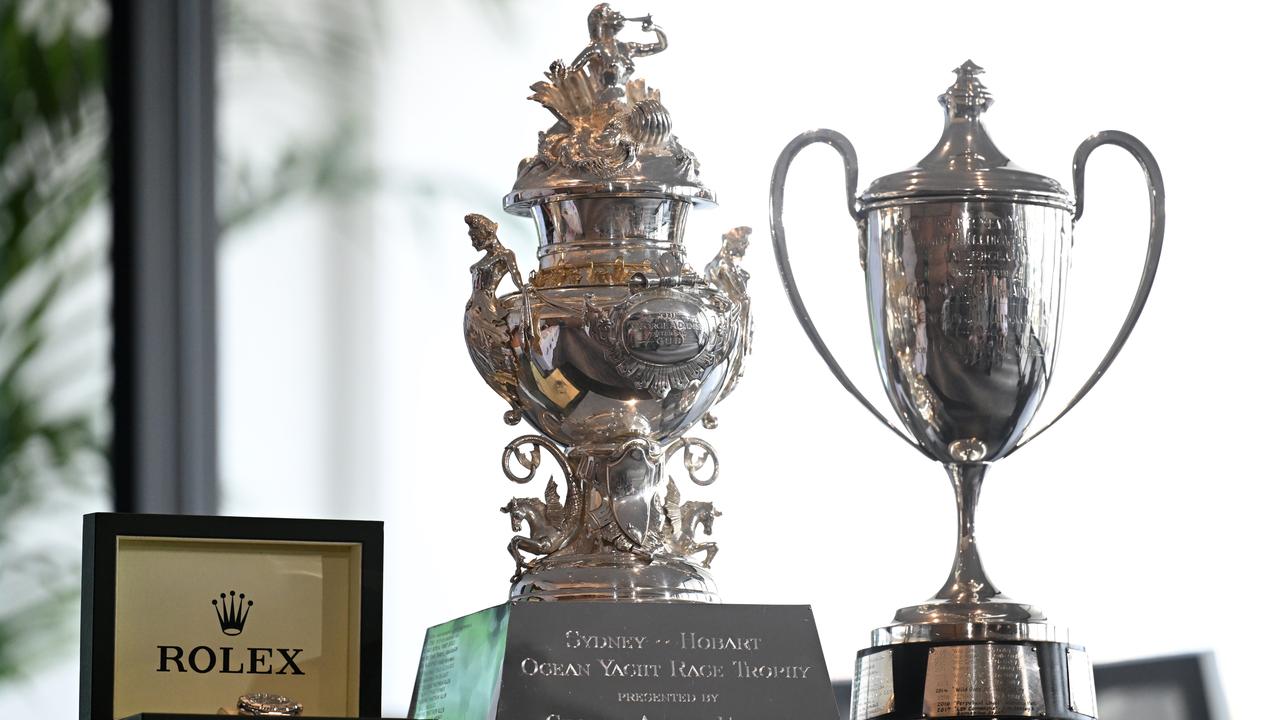 Sydney-Hobart trophies.