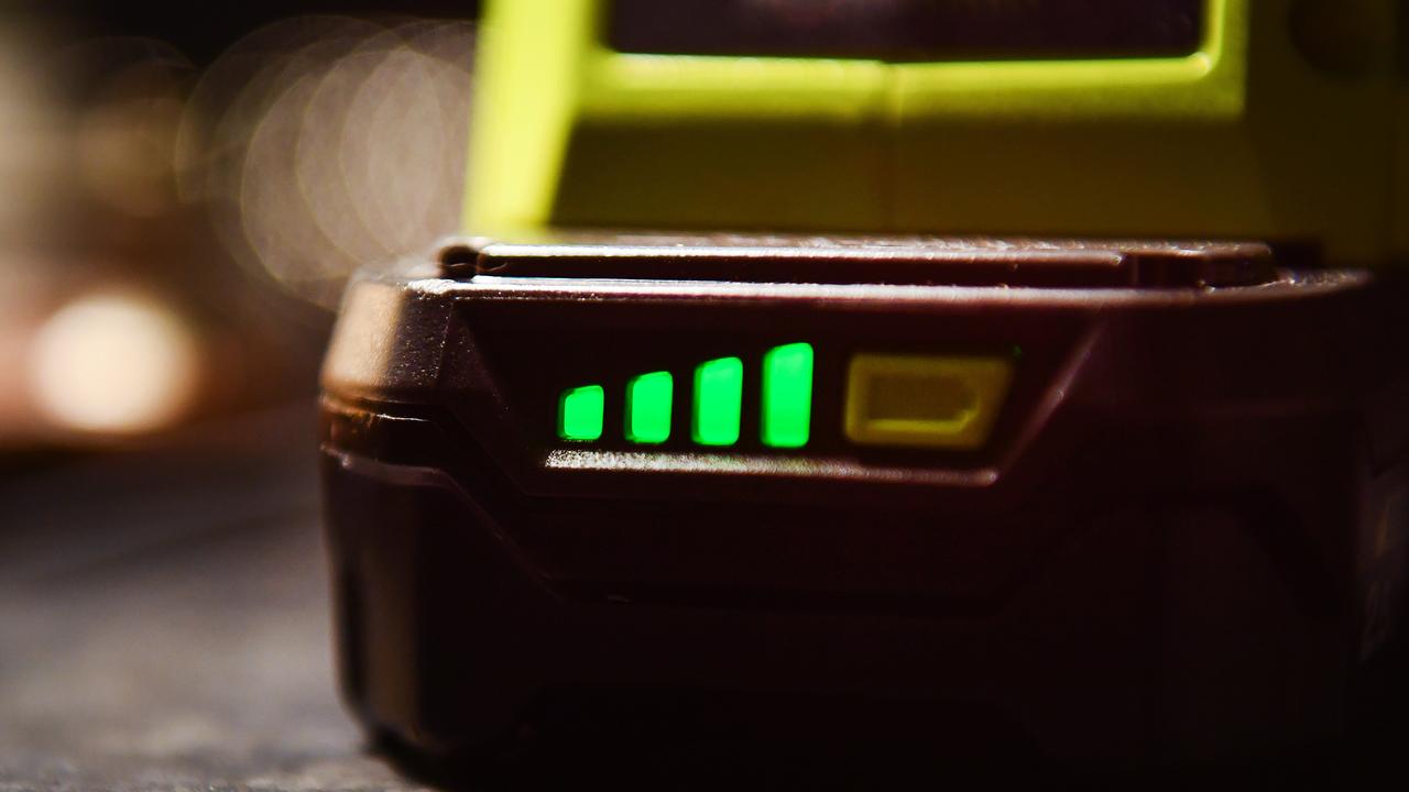 A battery and charger (file)