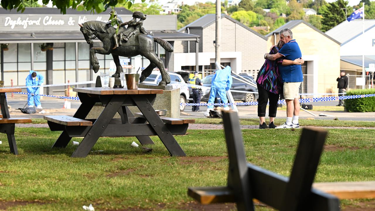 Scene outside Royal Hotel in Daylesford (file)