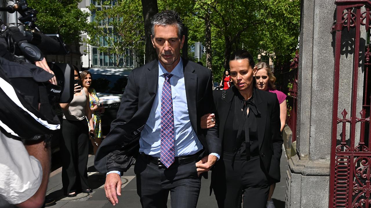 Stephen Silvagni (left) and Jo Silvagni, parents of Tom Silvagni