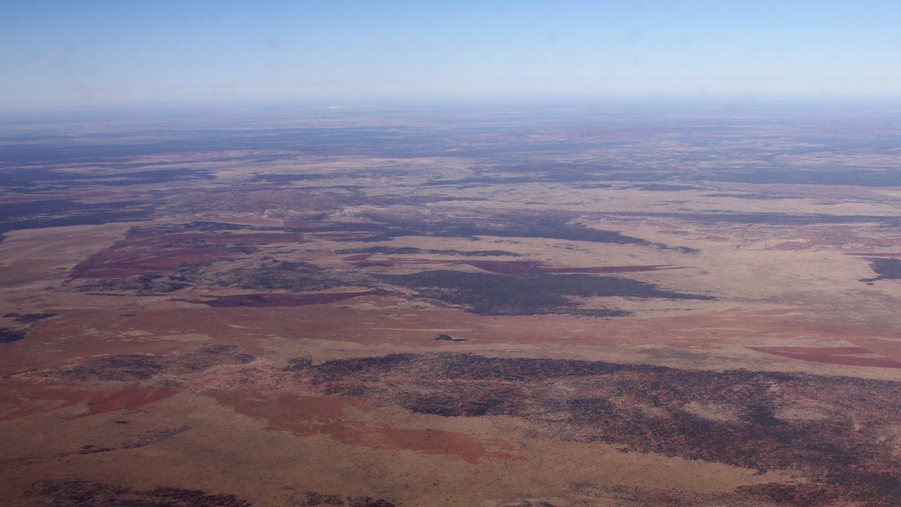 The Sandy desert in Central Australia