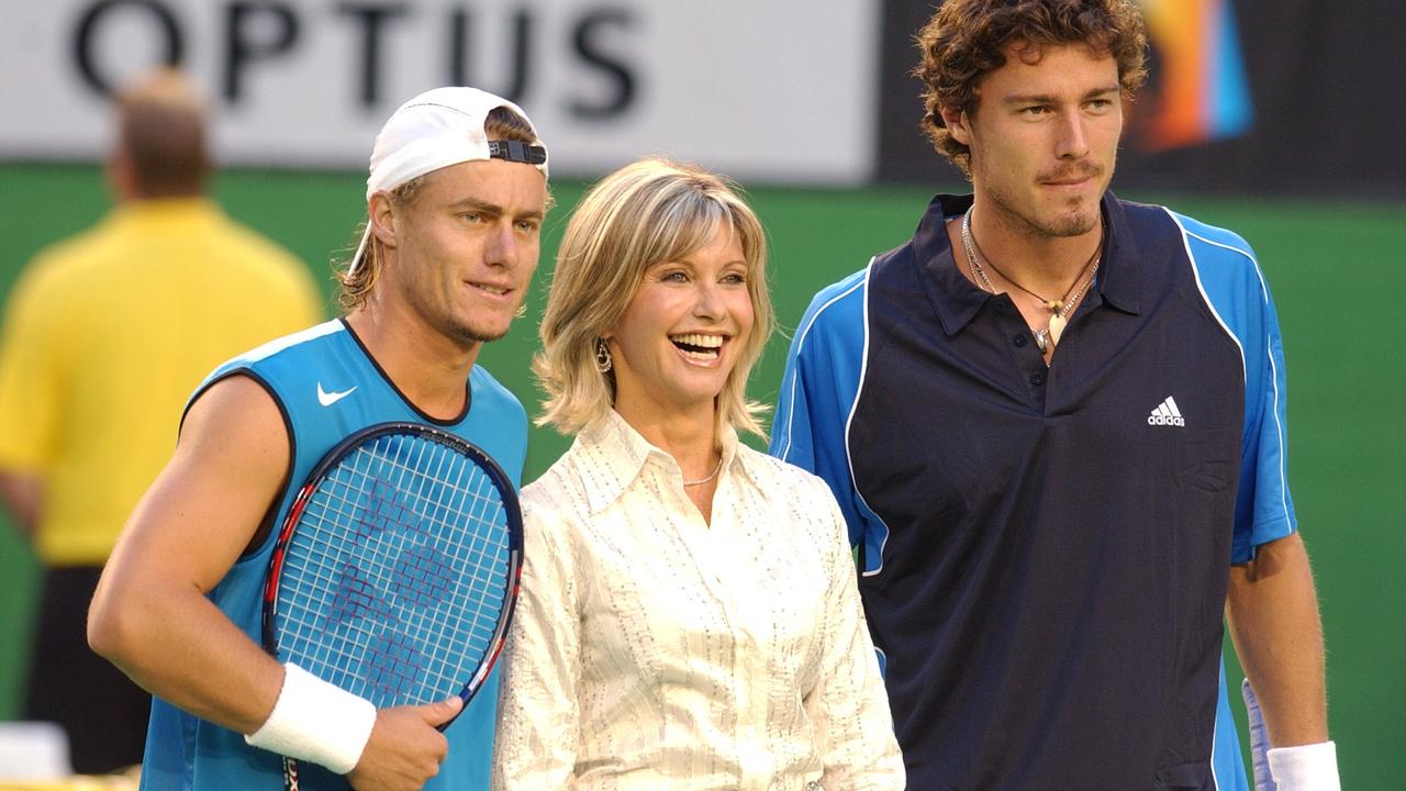 Lleyton Hewitt and Marat Safin