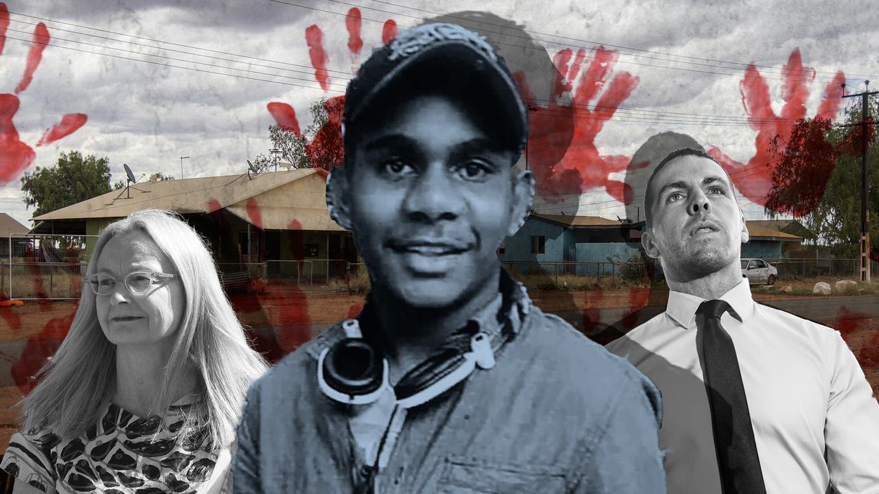 Coroner Elisabeth Armitage,  Kumanjayi Walker and Zachary Rolfe.