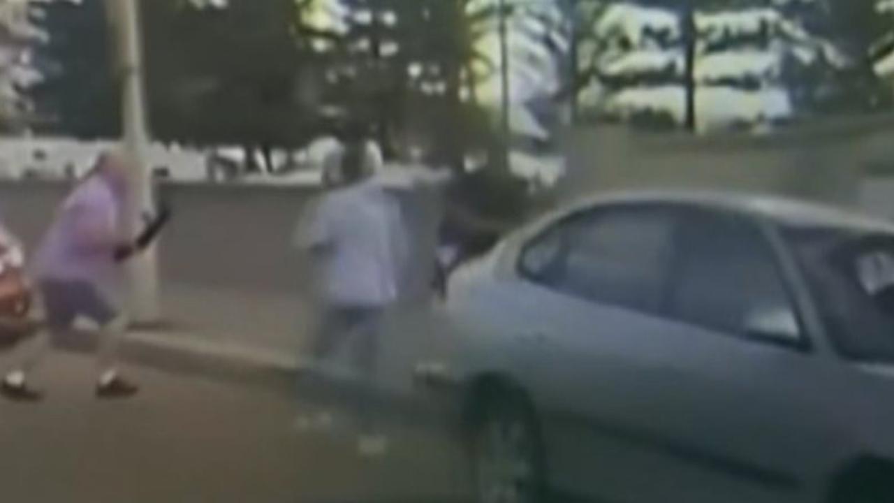 Boris and Sofia Gurman confront one of the shooters