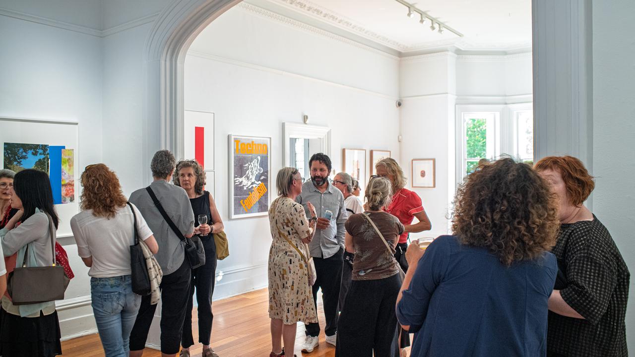 People at the Melbourne Art Print Fair
