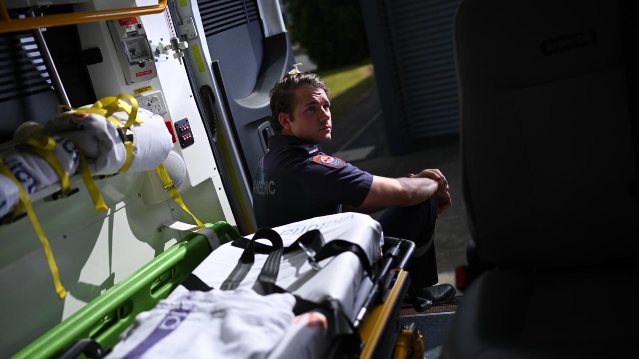 Ambulance Victoria paramedic Luke Harrington
