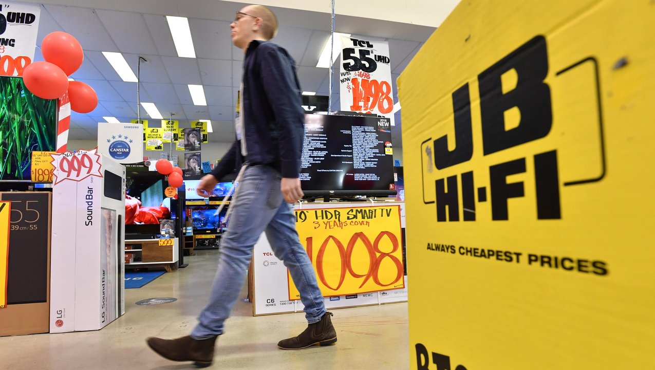 JB Hi-Fi store in Brisbane
