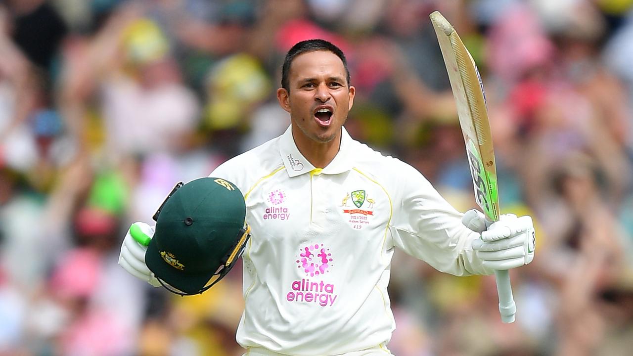 Usman Khawaja of Australia