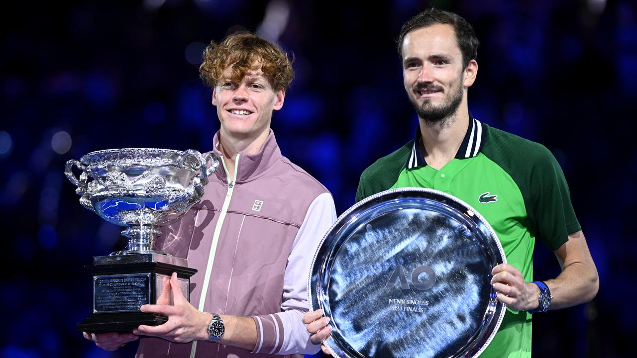 Daniil Medvedev and Jannik Sinner.