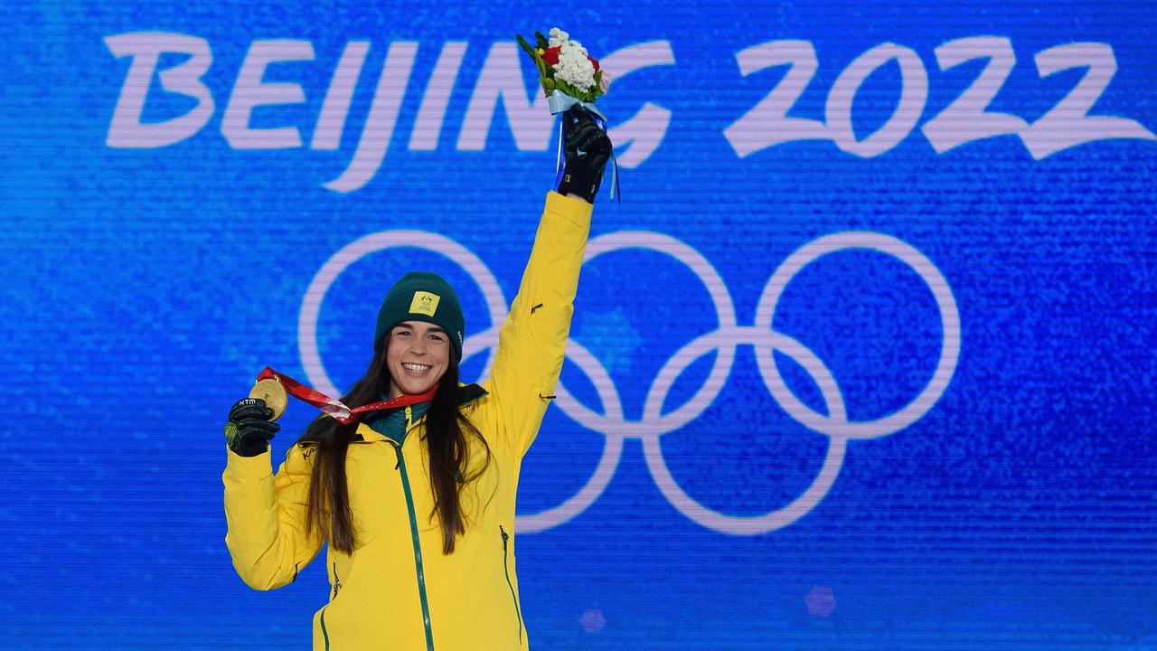 Jakara Anthony of Australia steps