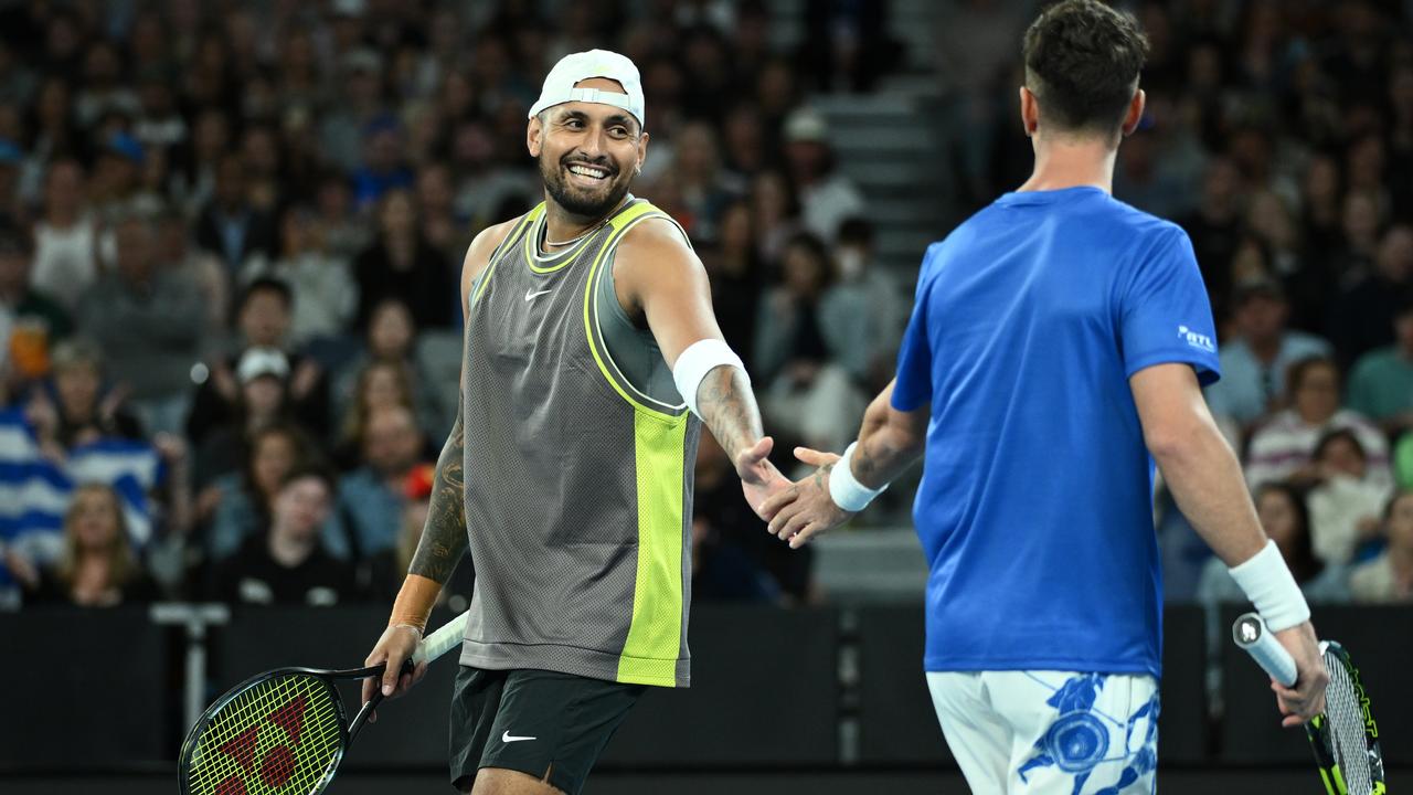 Kyrgios and Thanasi Kokkinakis.