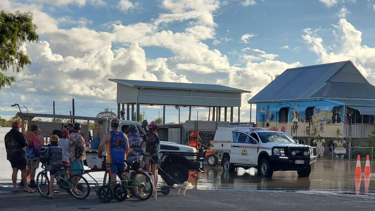 Flooding in the town of Winton