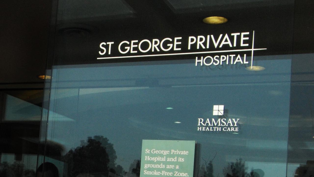 Hospital signage (file)