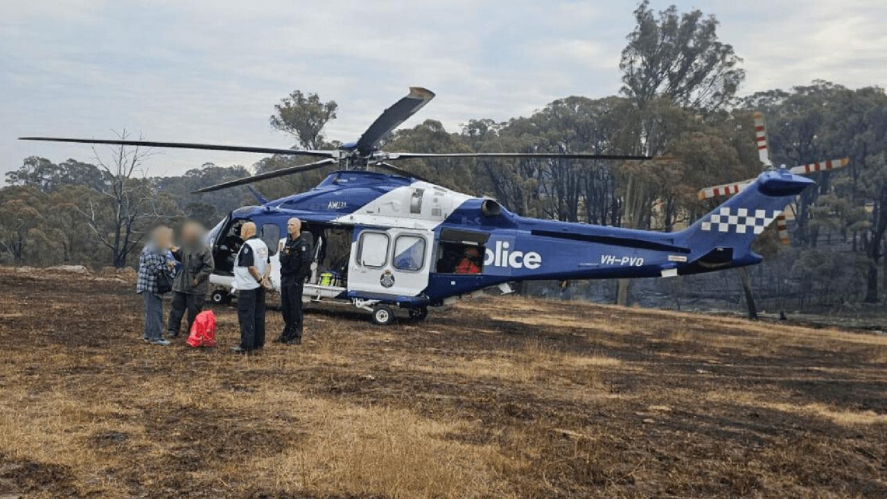 Air rescue of family