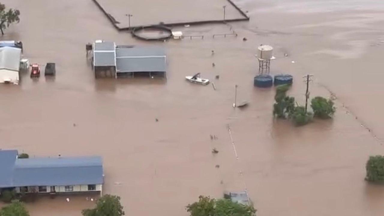 Flooding in the outback town of Clermont,