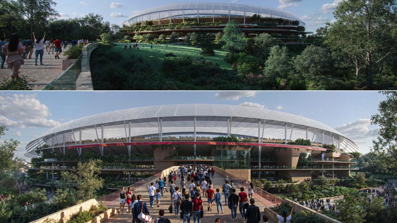 An artist's impression of the stadium 