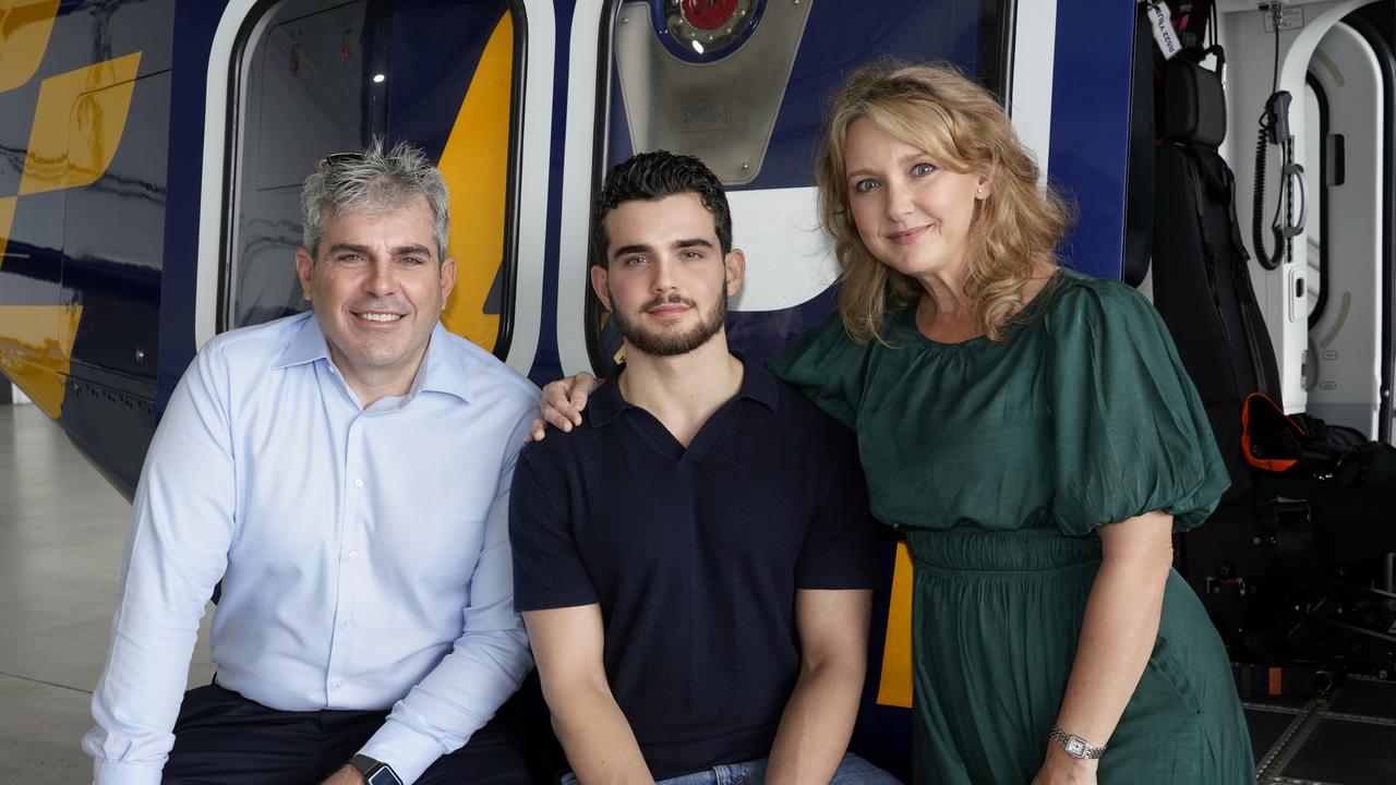 Jake McCollum with parents Tim and Rachel