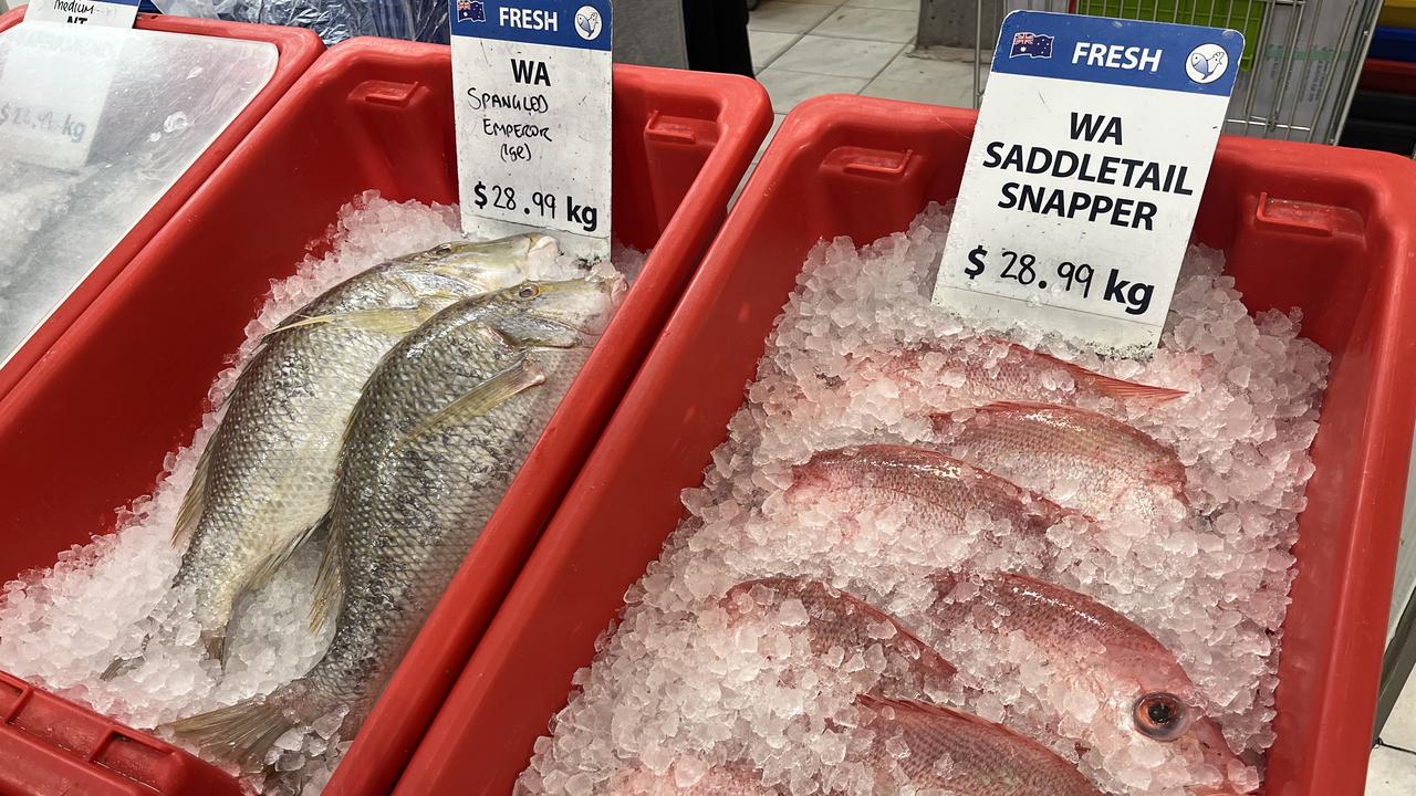 Fresh fish in Perth
