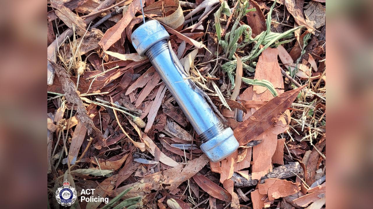 One of the pipe bombs (file)