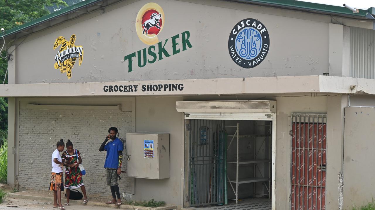 A grocery store in Port Vila, Vanuatu (file image)